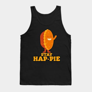 Stay Hap-Pie: A Slice of Joy. Pumpkins. Pie lover. Tank Top